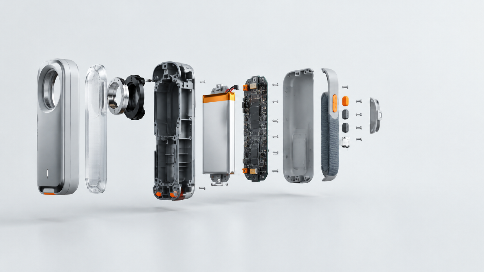 Quality-control specialist measuring metal components beside product specifications and inspection records