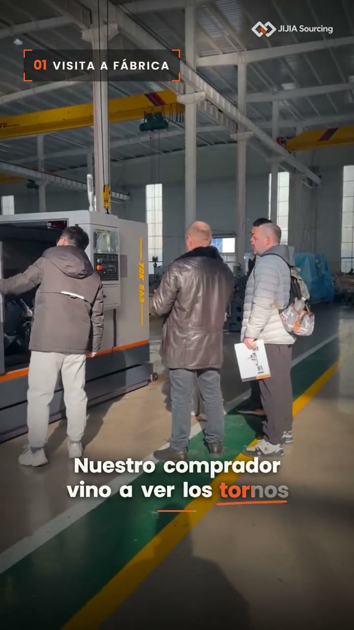 Visita a una f&aacute;brica de tornos CNC en China