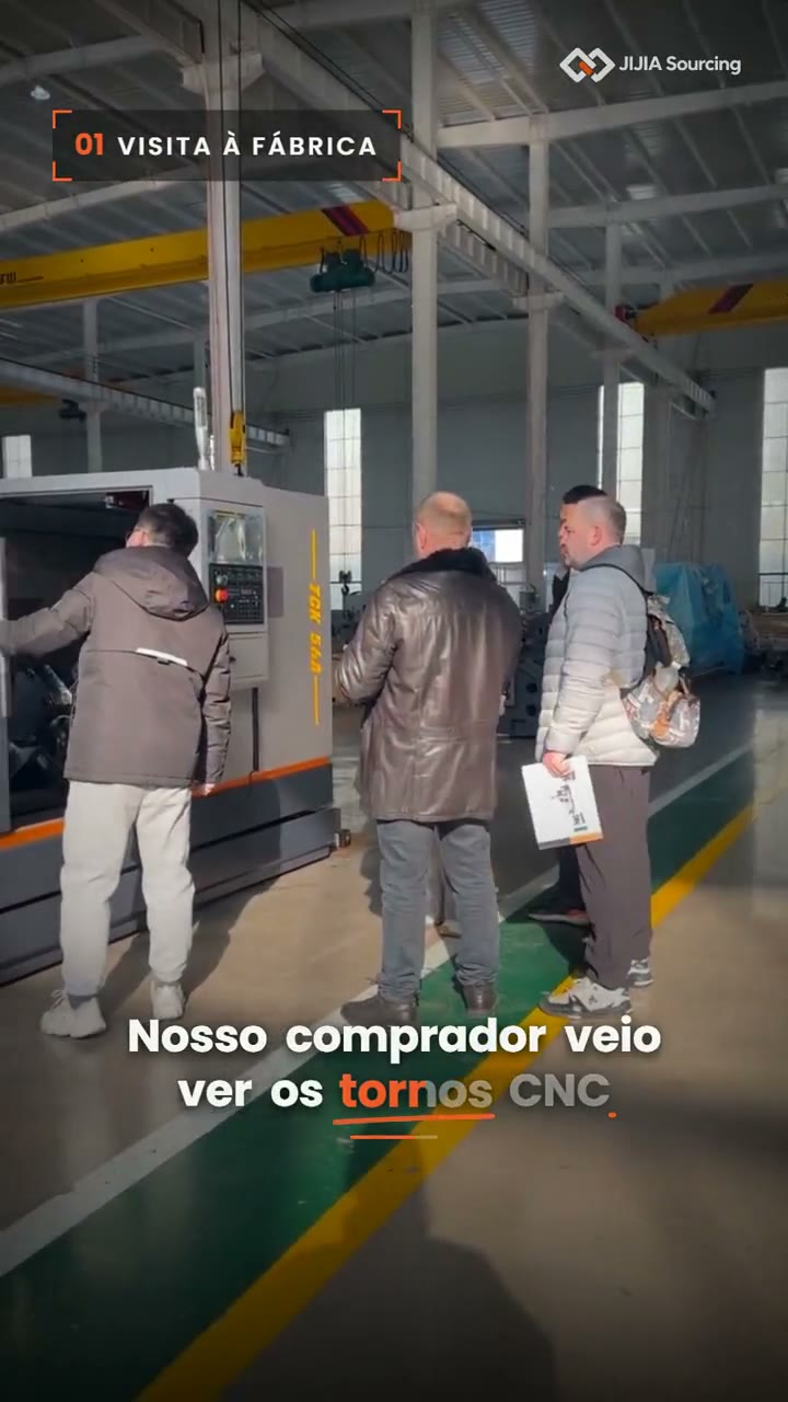 Visita a uma f&aacute;brica de tornos CNC na China
