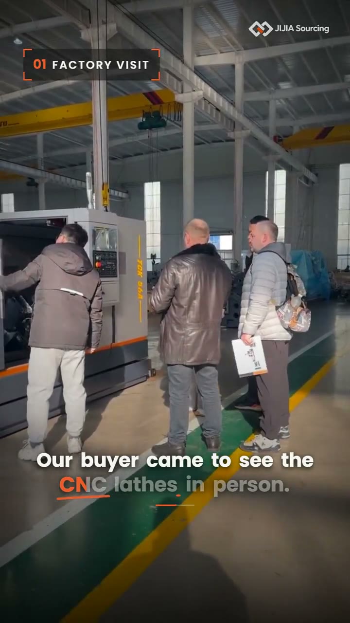CNC lathe factory visit in China